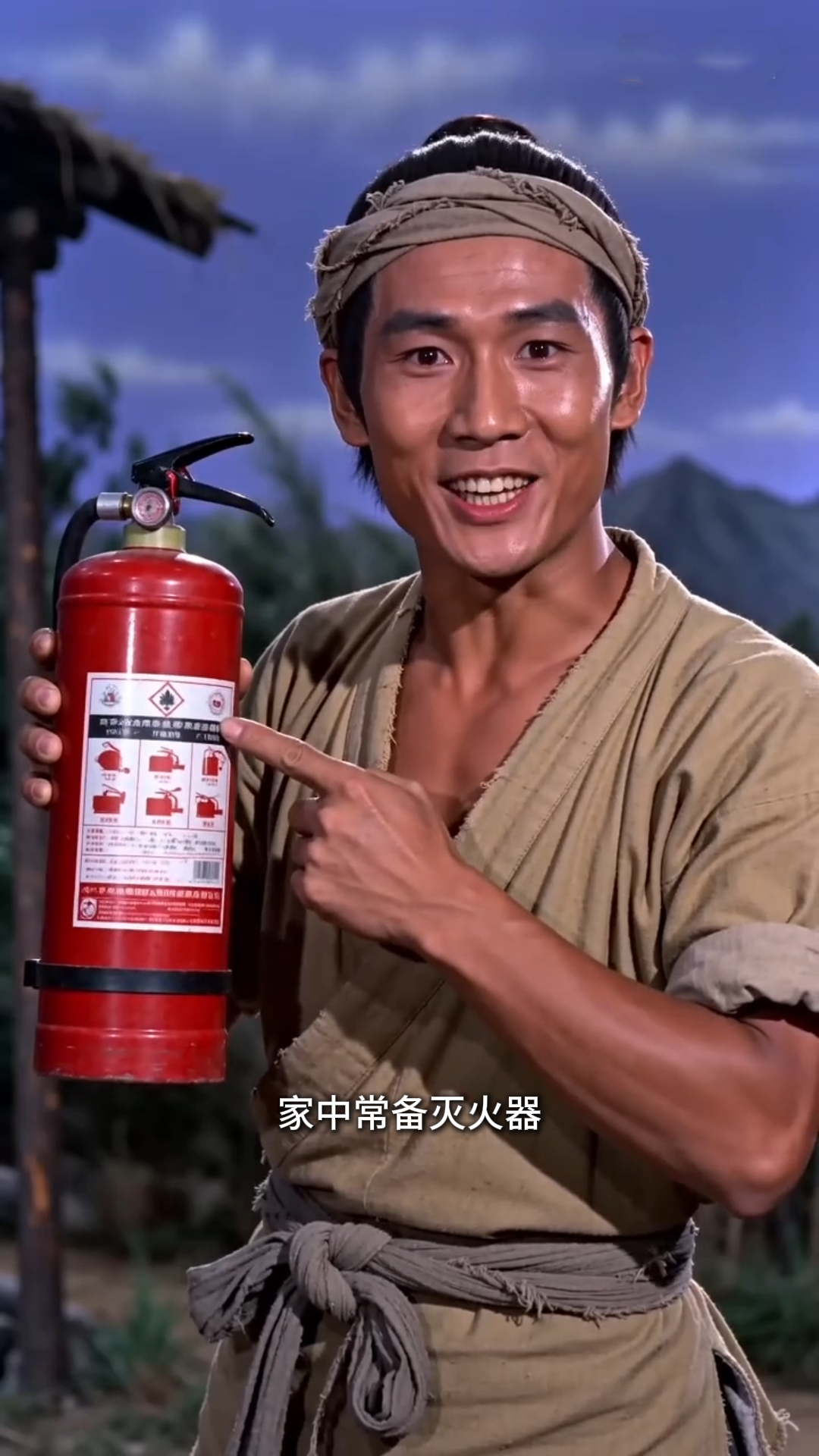 家中常备灭火器，隐患来了不着急。