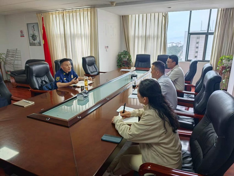与市应急管理局会商动火作业安全管理工作